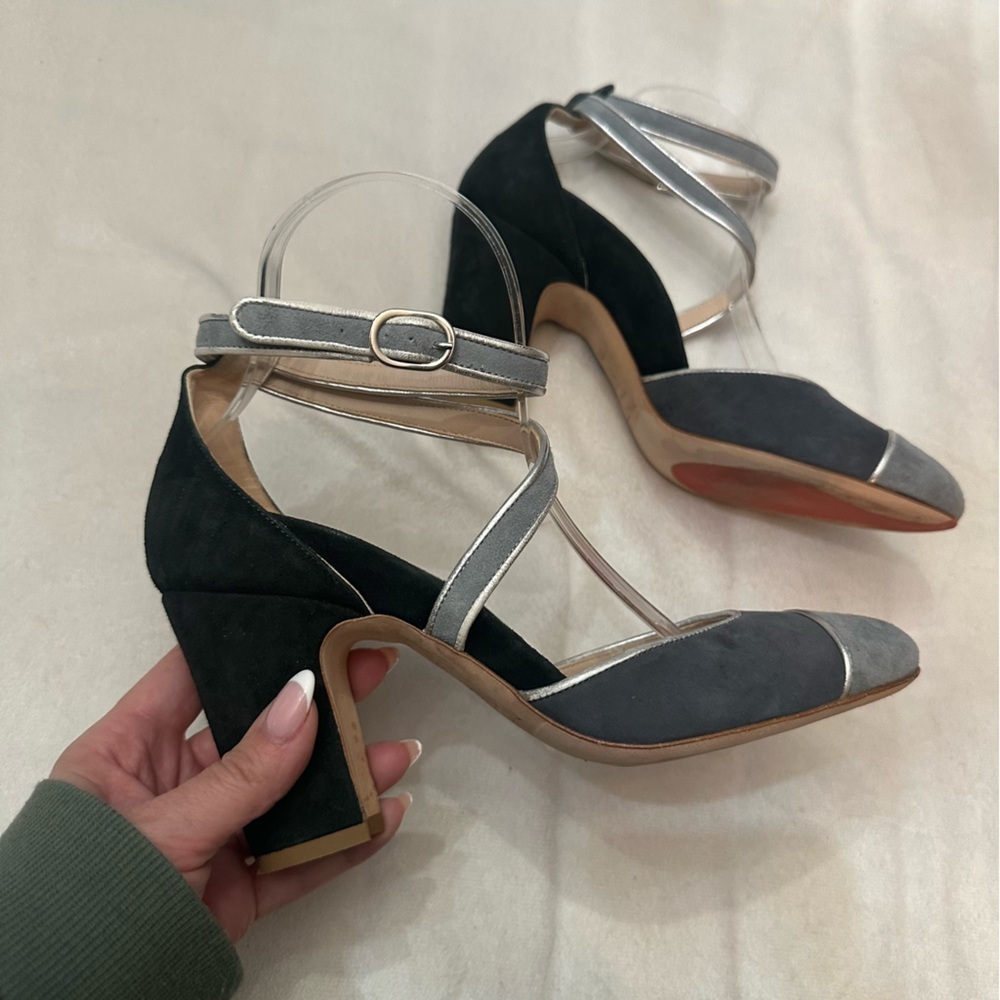 Mavette Colorblock Nola Dorsay Pump Heels Size 39.5EU - Picture 8 of 12